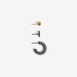 TIFFOSI 10068312 Pendientes Papoila Plateado