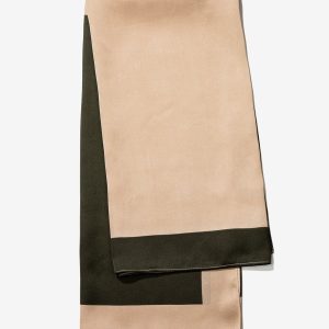 TIFFOSI 10068429 Pañuelo Zendaya Verde/Beige