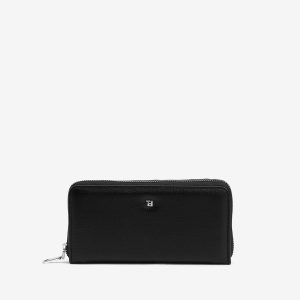 TIFFOSI 10063279 Monedero grande efecto piel Negro