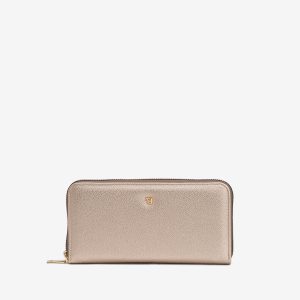 TIFFOSI 10063279 Monedero grande efecto piel Dorado