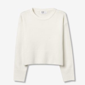 TIFFOSI 10067525 Sudadera Cropped Jupiter Blanco