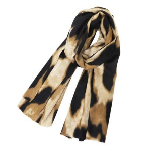 Don Algodon 0SI9655000 Bufanda Beige Negro