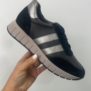 PUCHE 7542 DEPORTIVAS DE MUJER NEGRO-ACERO