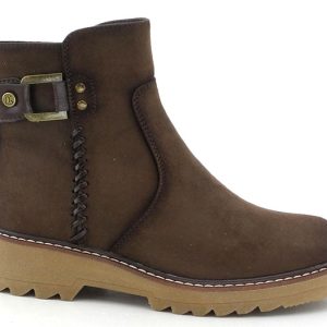 AMARPIES AJC31163 BOTIN BAMARA PISO CREPE ANILLA CHOCOLATE
