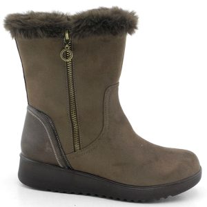 AMARPIES ATL31139 BOTIN CRELLAMERA LATERAL PELO TAUPE