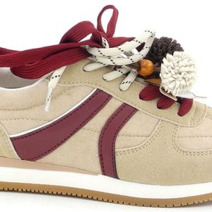 DANGELA DBF31855 SNEAKERS CASUAL POMPONES CAMEL