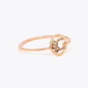 LOLA CASADEMUNT LF2603003 Pulsera rígida con logo LC animal DORADO