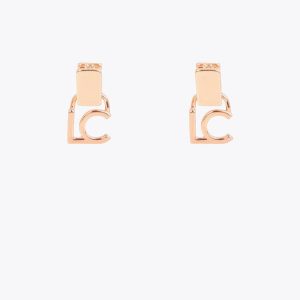LOLA CASADEMUNT LF2603076 Pendiente con logotipo DORADO